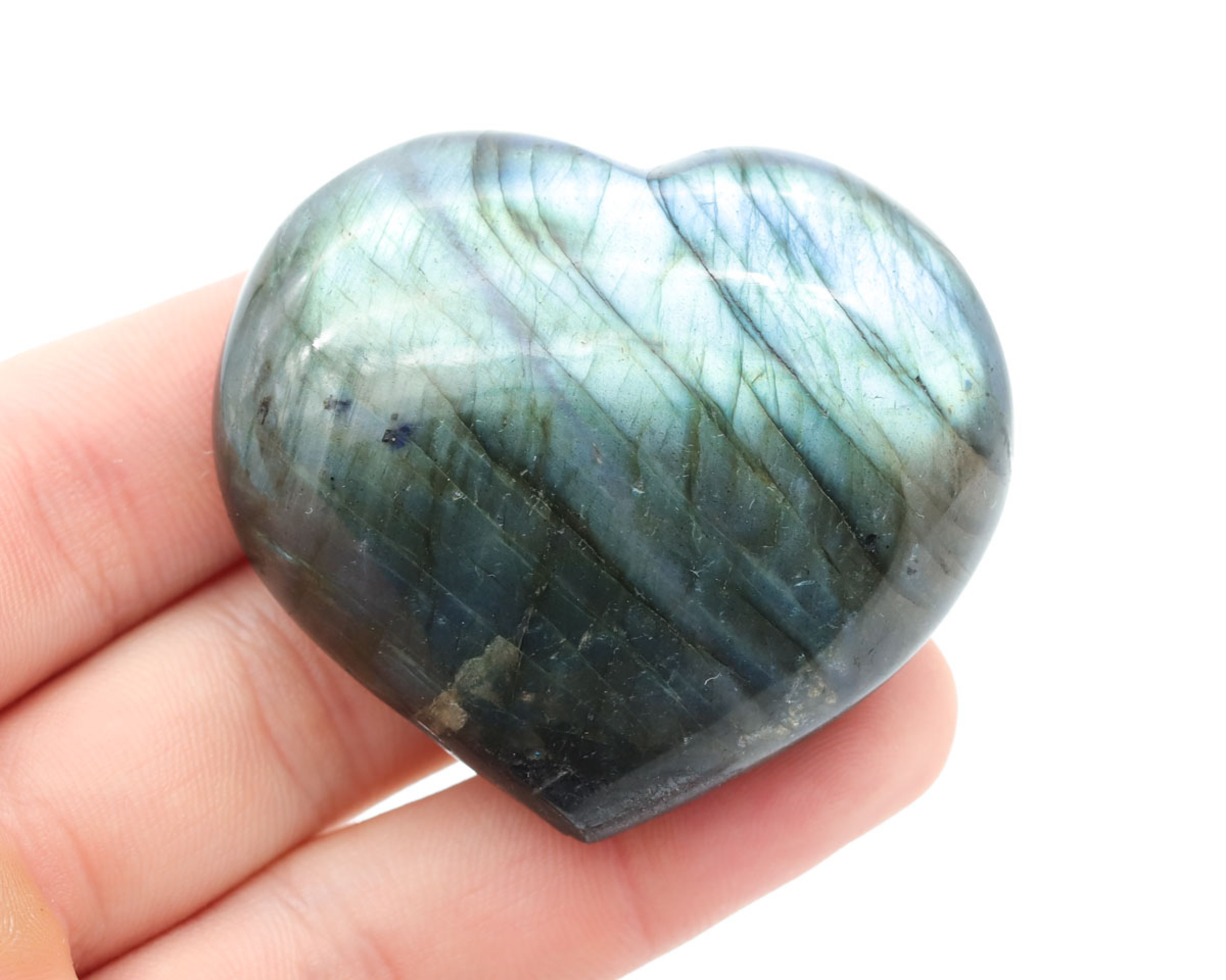 Serce z Labradorytu 