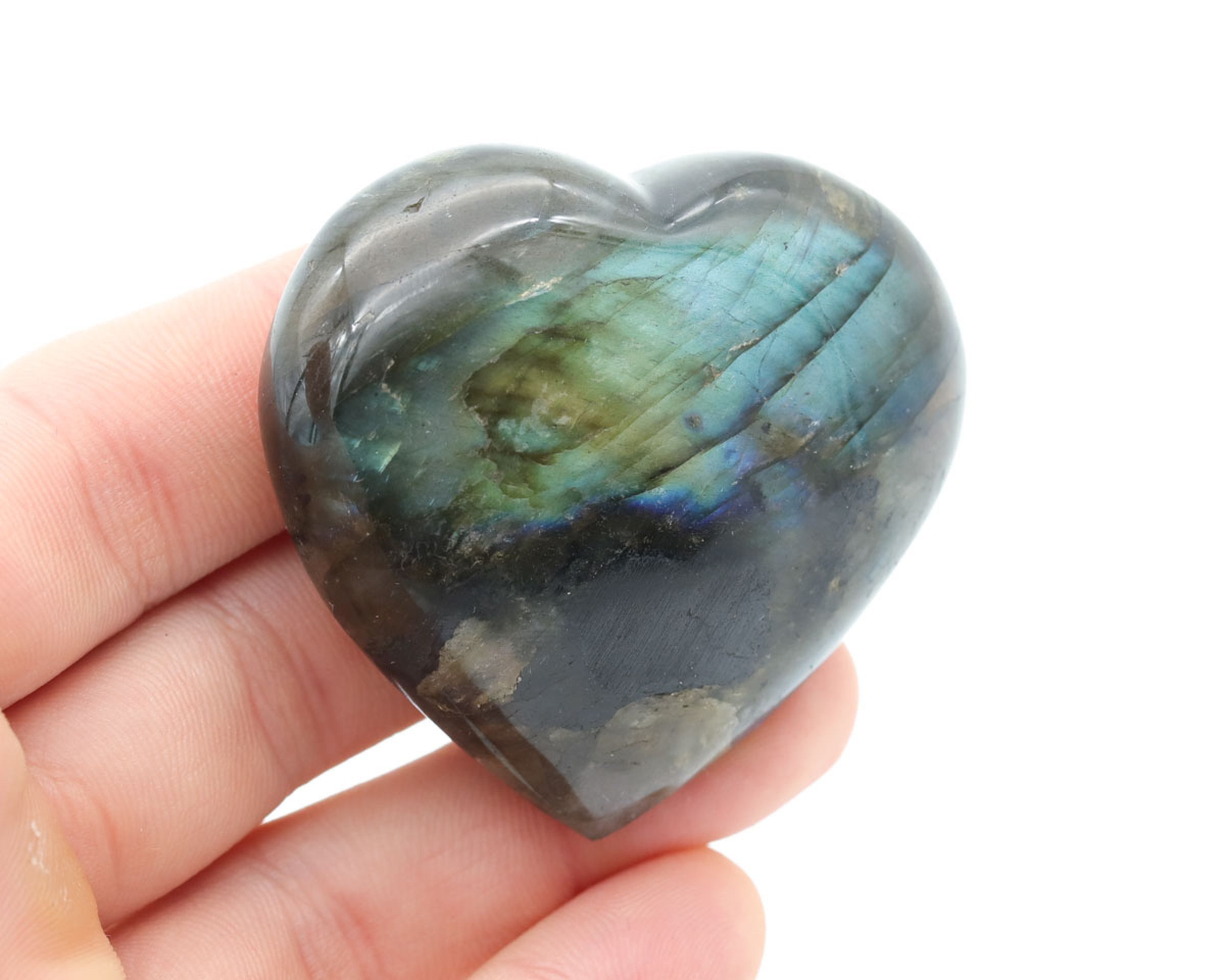 Serce z Labradorytu 
