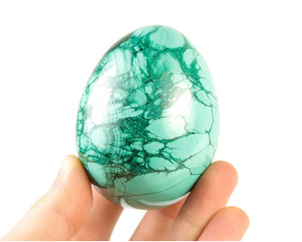 Jajko z malachitu 
