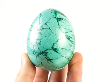 Jajko z malachitu 