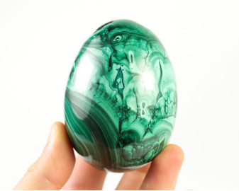 Jajko z malachitu 
