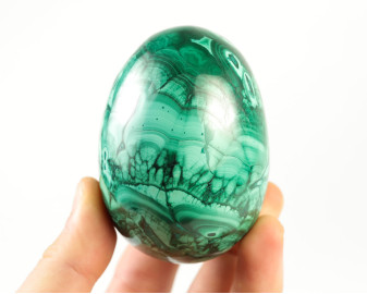 Jajko z malachitu 