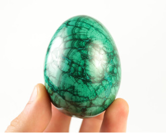 Jajko z malachitu 