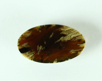 Bursztyn z Indonezji 35,0x20,2 kaboszon