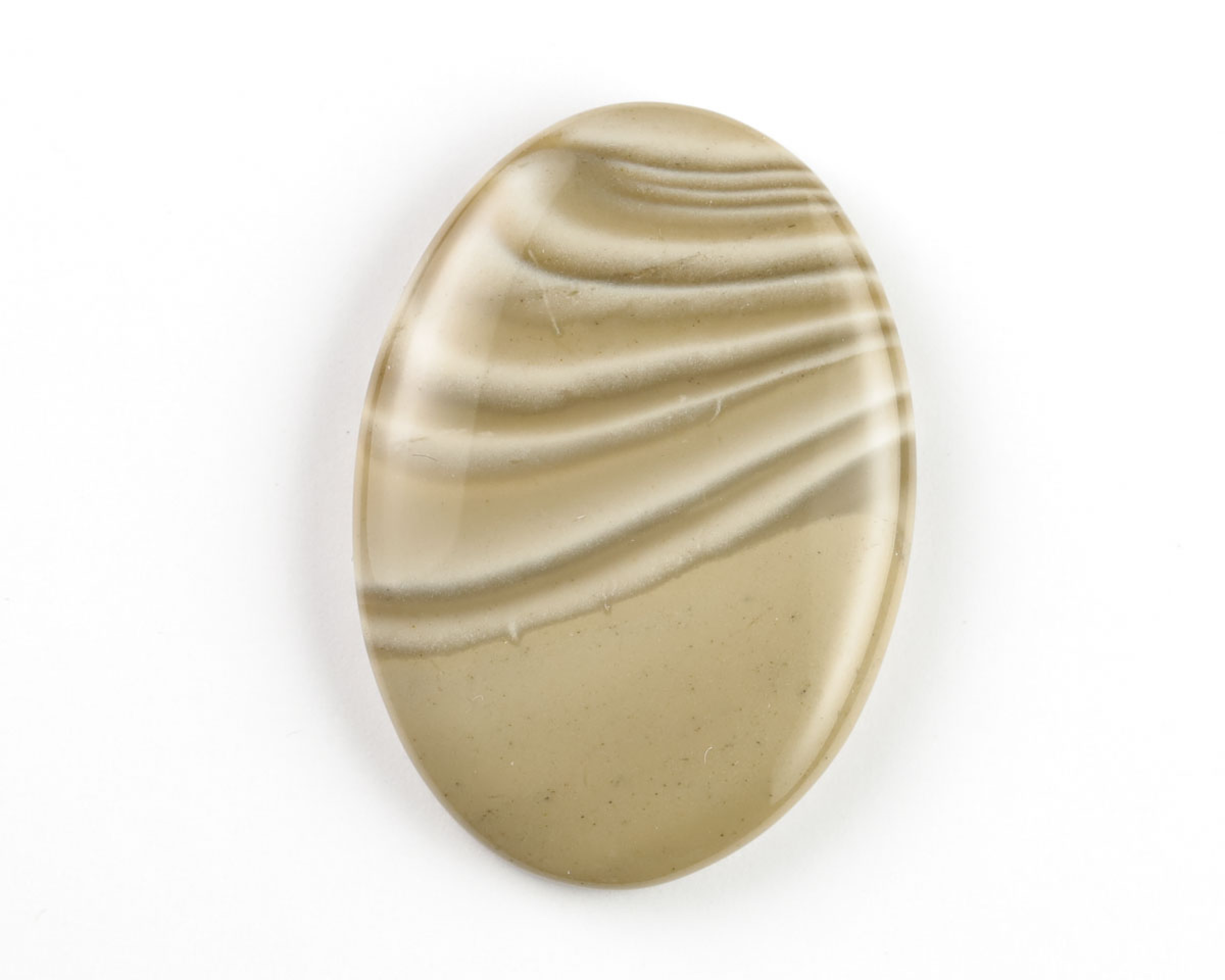 Krzemień Pasiasty owal 35x25 kaboszon