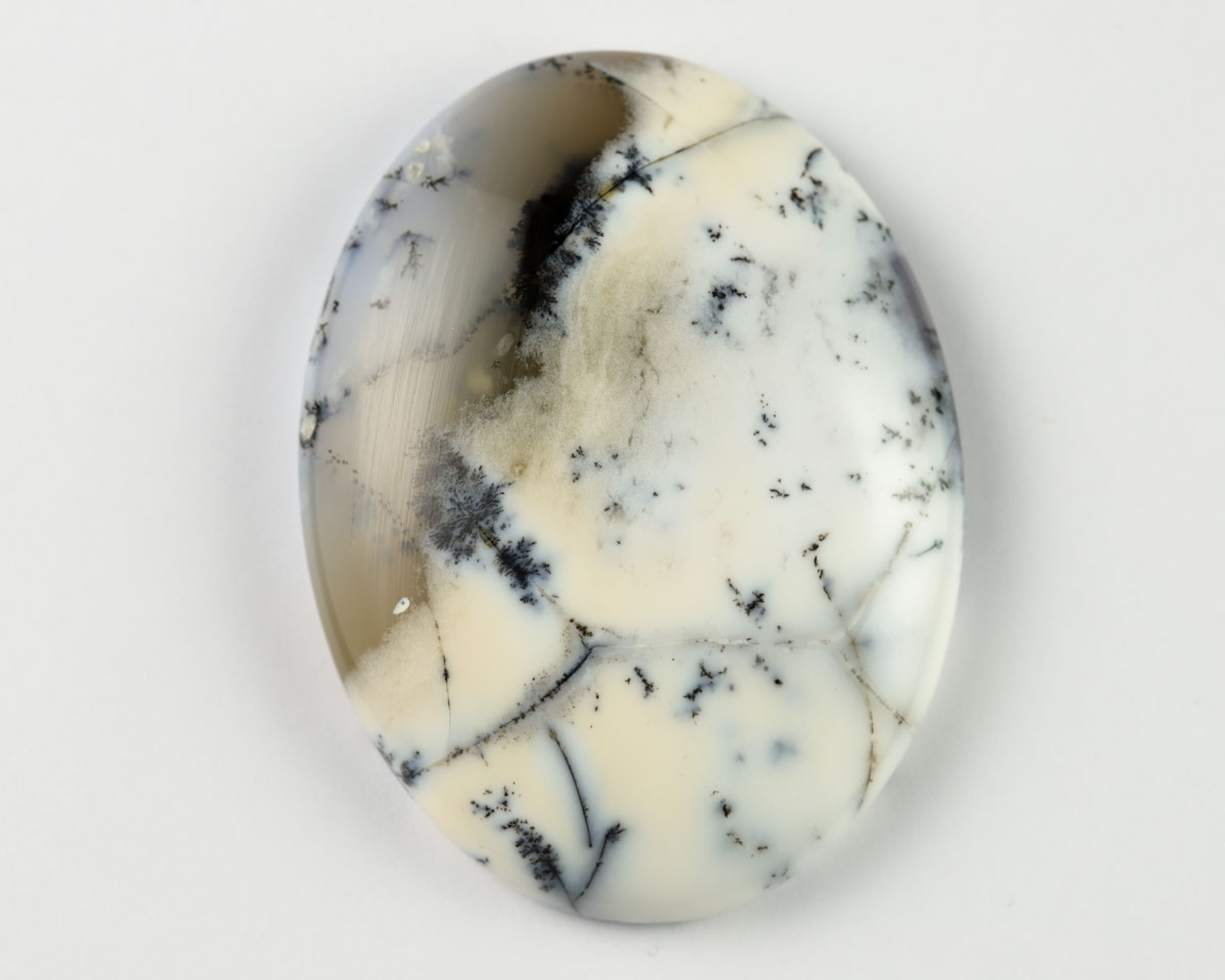 Opal dendrytowy owal 40x30 kaboszon