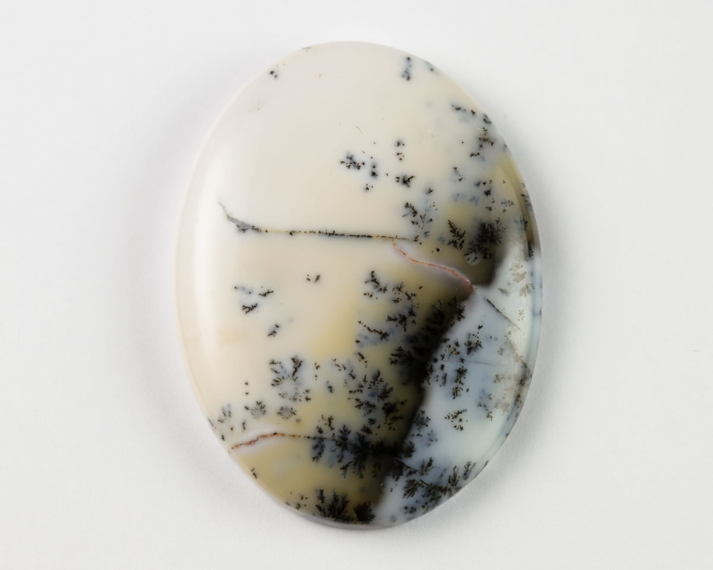 Opal dendrytowy owal 40x30 kaboszon