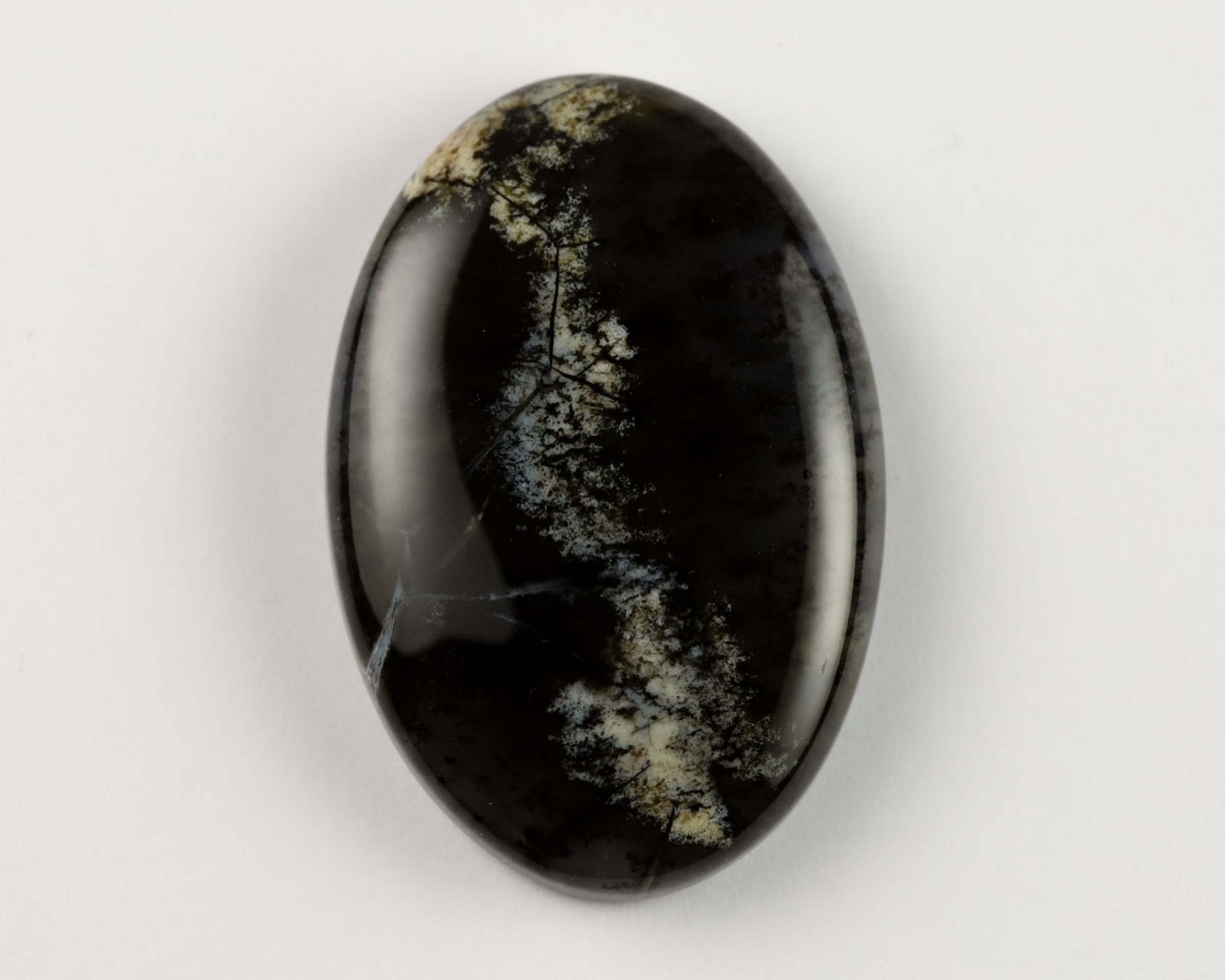 Opal dendrytowy owal 30x20 kaboszon