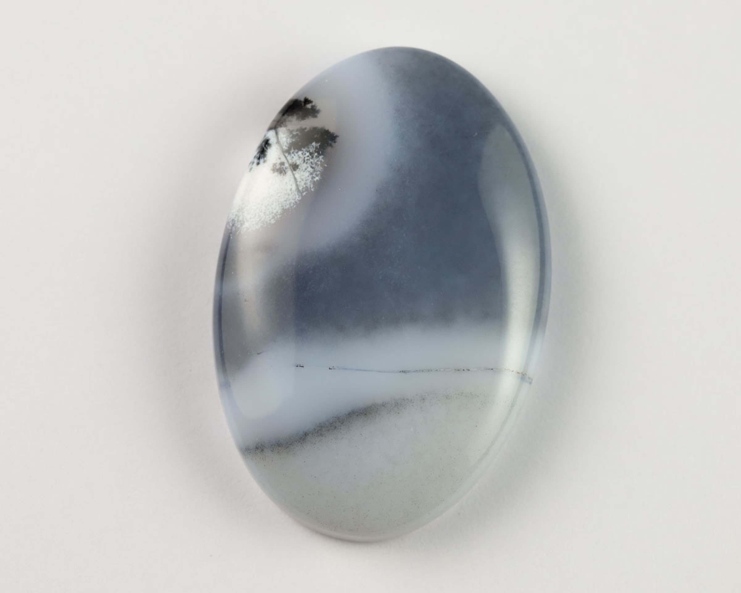 Opal dendrytowy owal 30x20 kaboszon