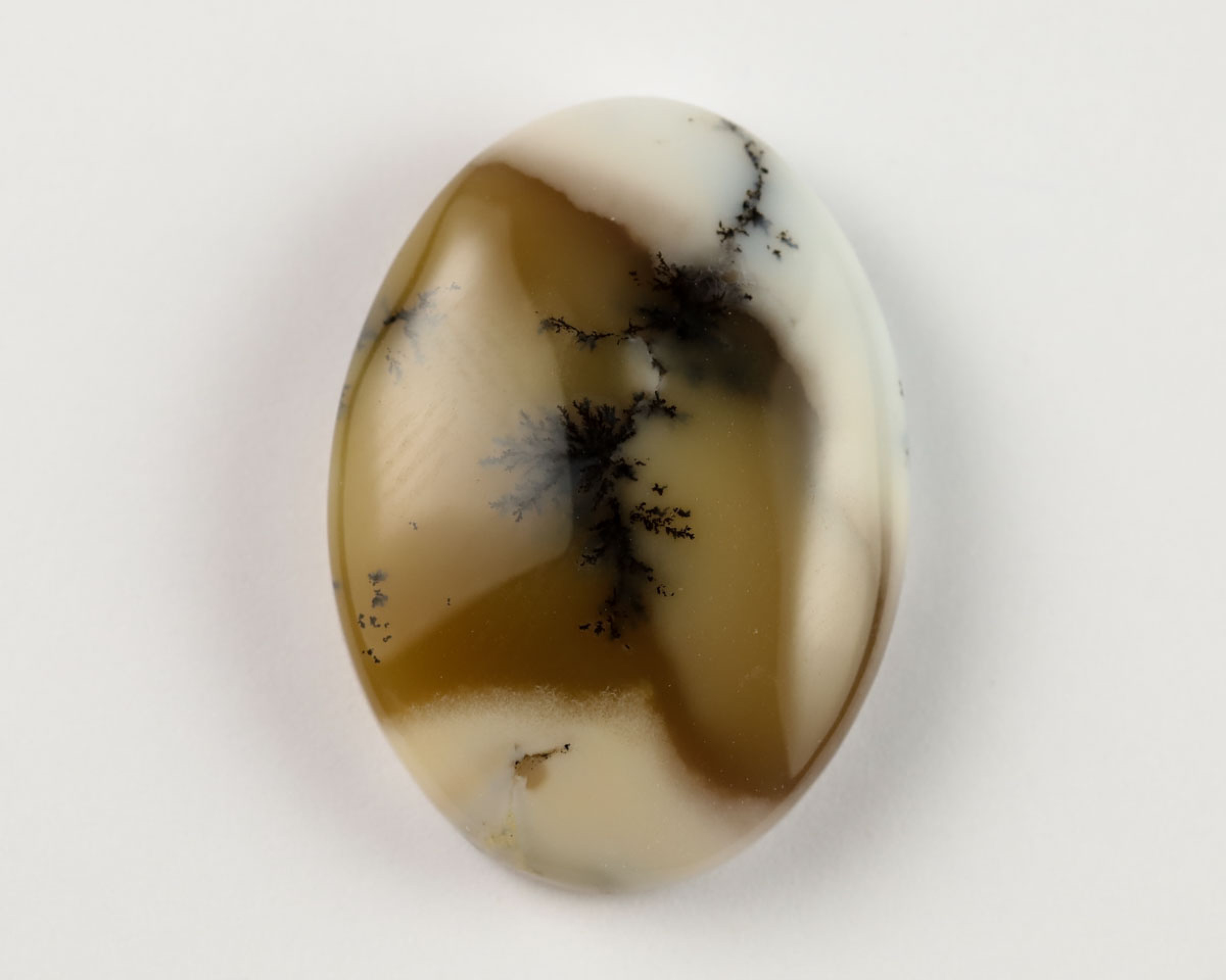 Opal dendrytowy owal 25x18 kaboszon