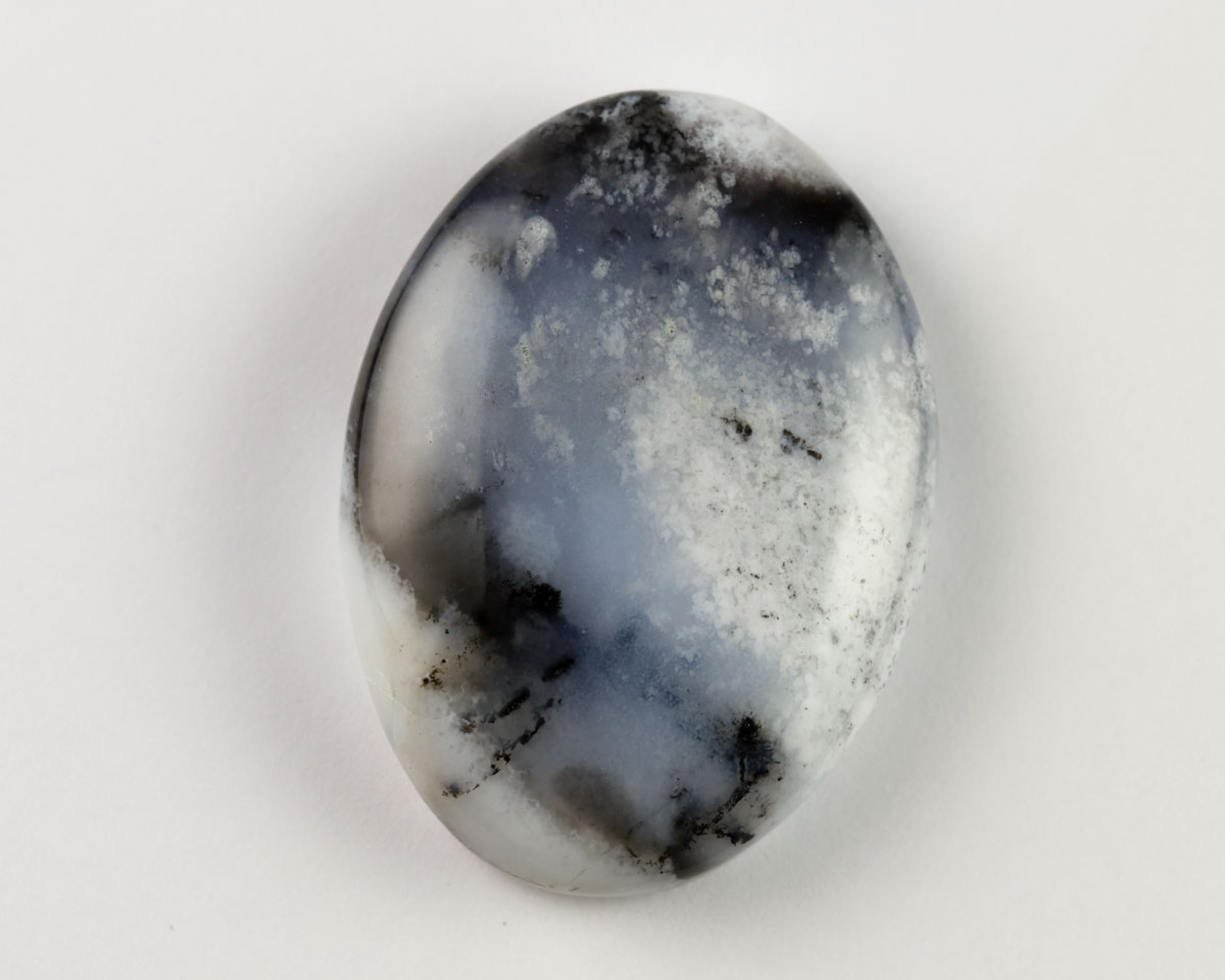 Opal dendrytowy owal 25x18 kaboszon