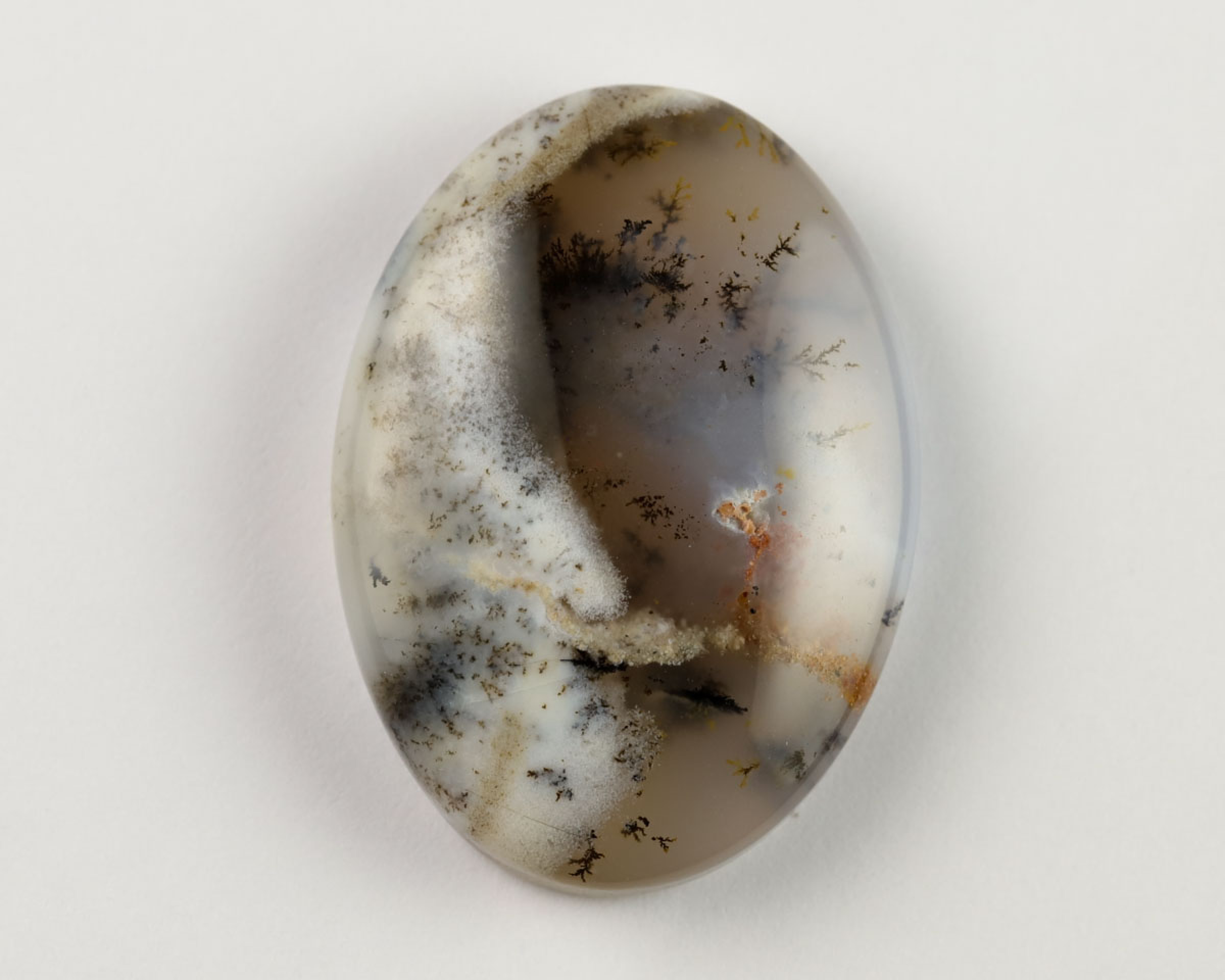 Opal dendrytowy owal 25x18 kaboszon