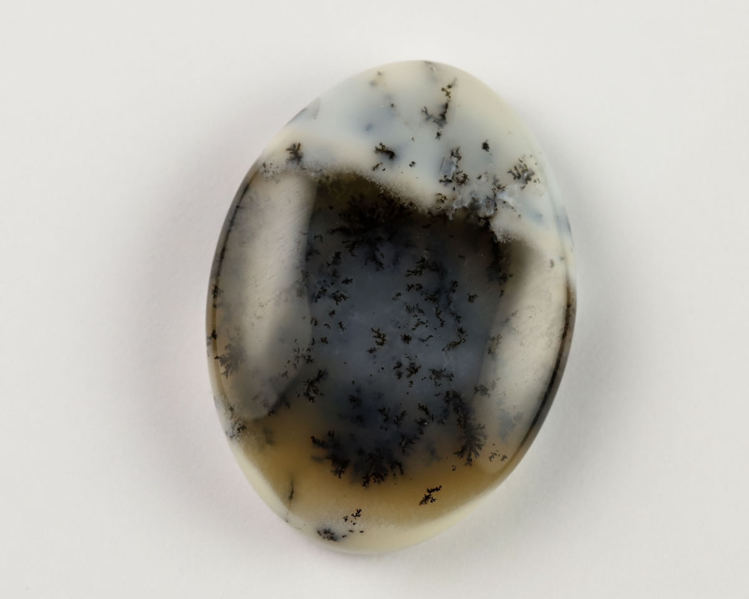 Opal dendrytowy owal 25x18 kaboszon