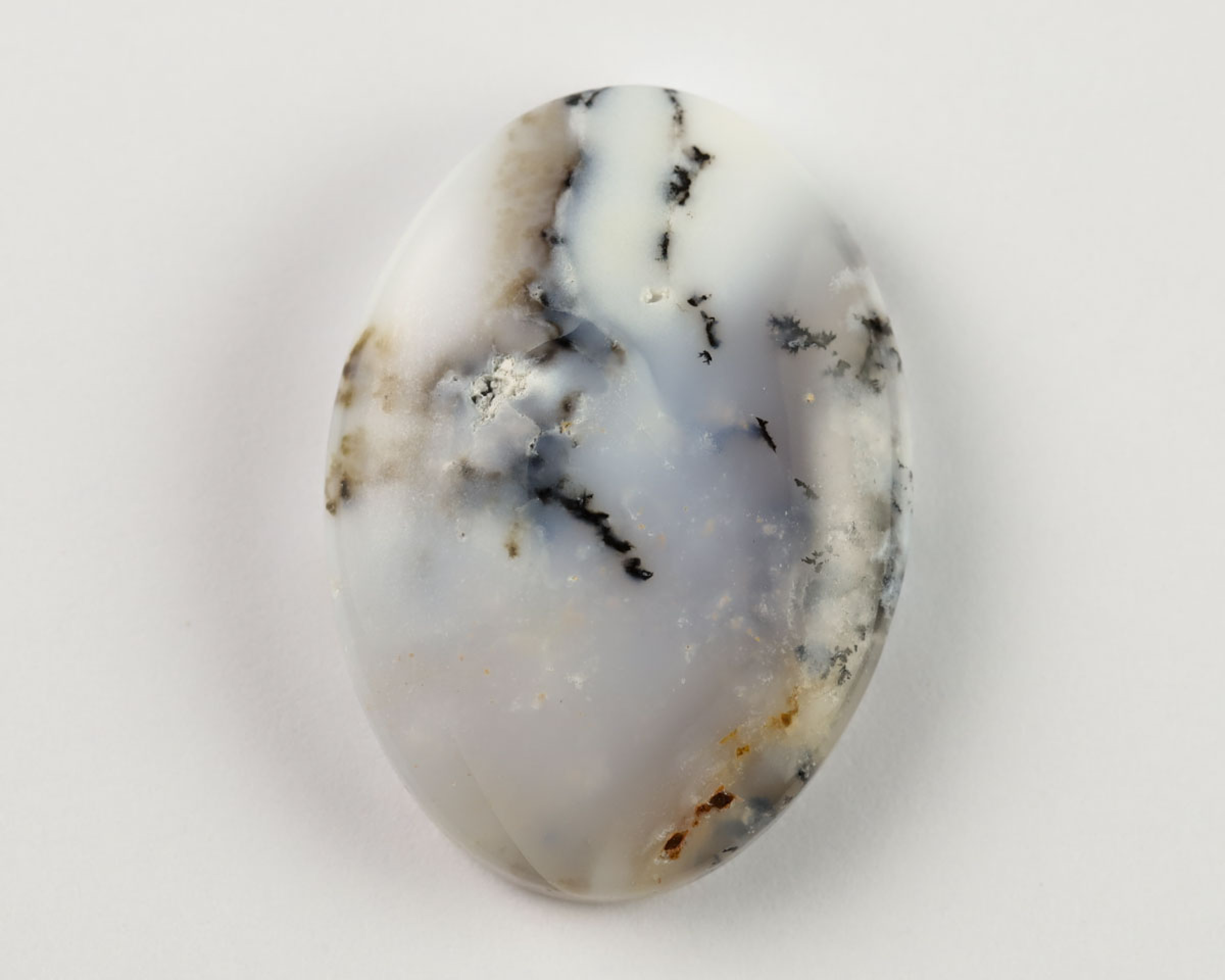 Opal dendrytowy owal 25x18 kaboszon