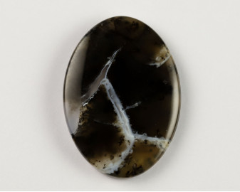 Opal dendrytowy owal 25x18 kaboszon