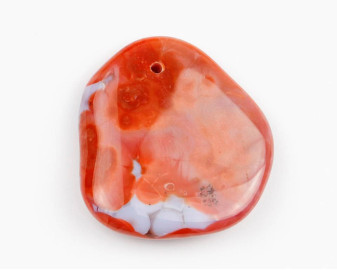 Agat z Maroka wiercony 2mm