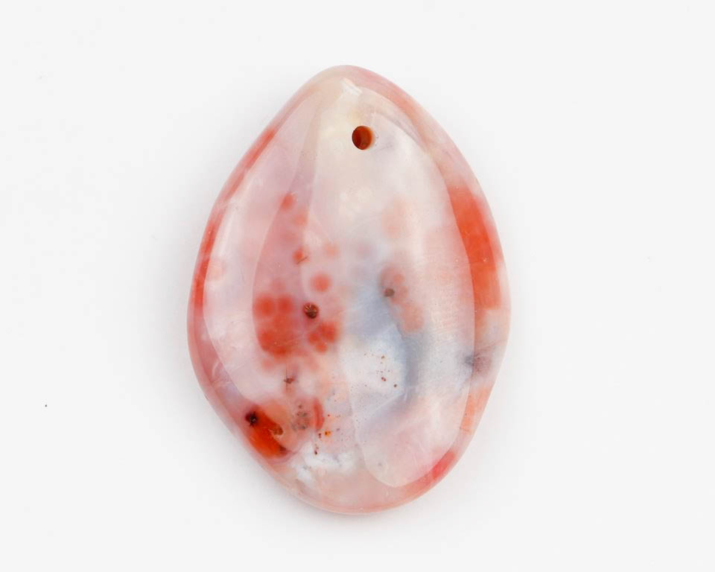 Agat z Maroka wiercony 2mm