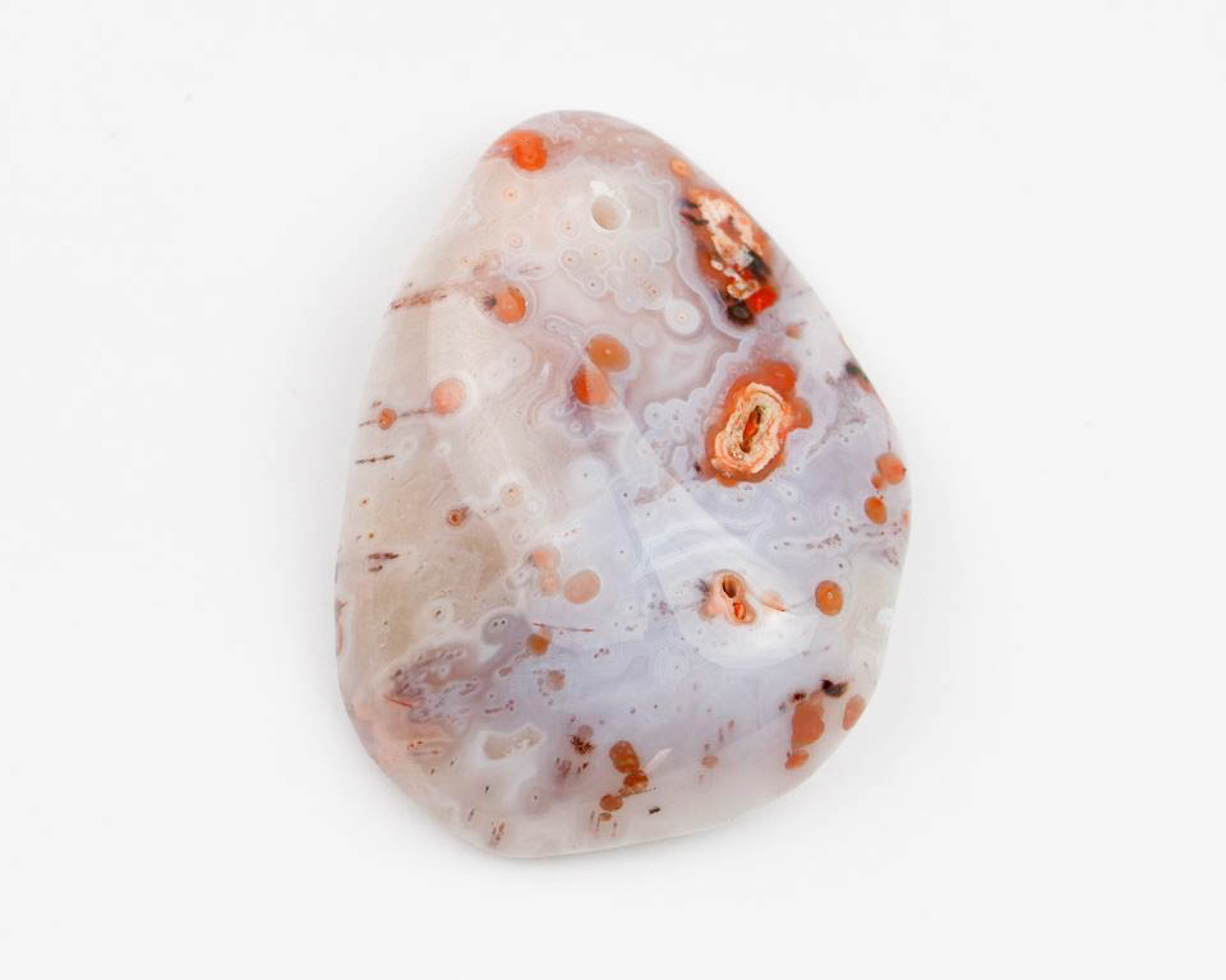 Agat z Maroka wiercony 2mm