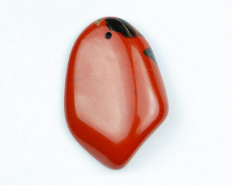 Jaspis czerwony wiercony 2mm