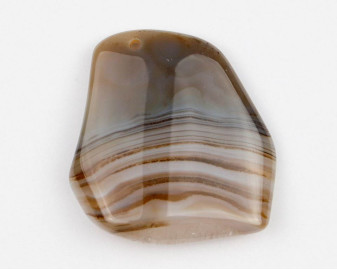 Agat z Madagaskaru wiercony 2mm