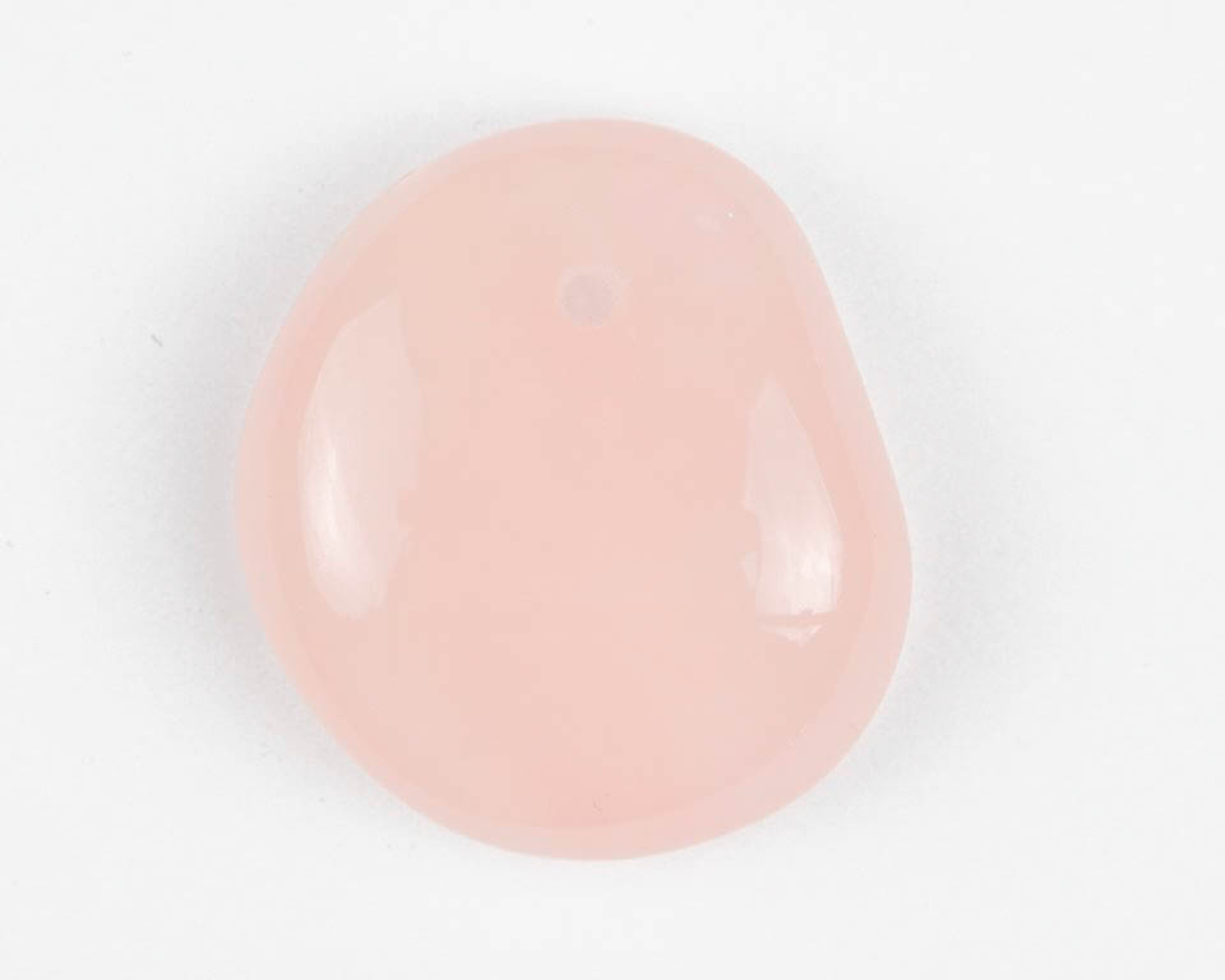 Kwarc różowy Zambia wiercony 2mm