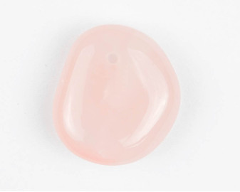 Kwarc różowy Zambia wiercony 2mm