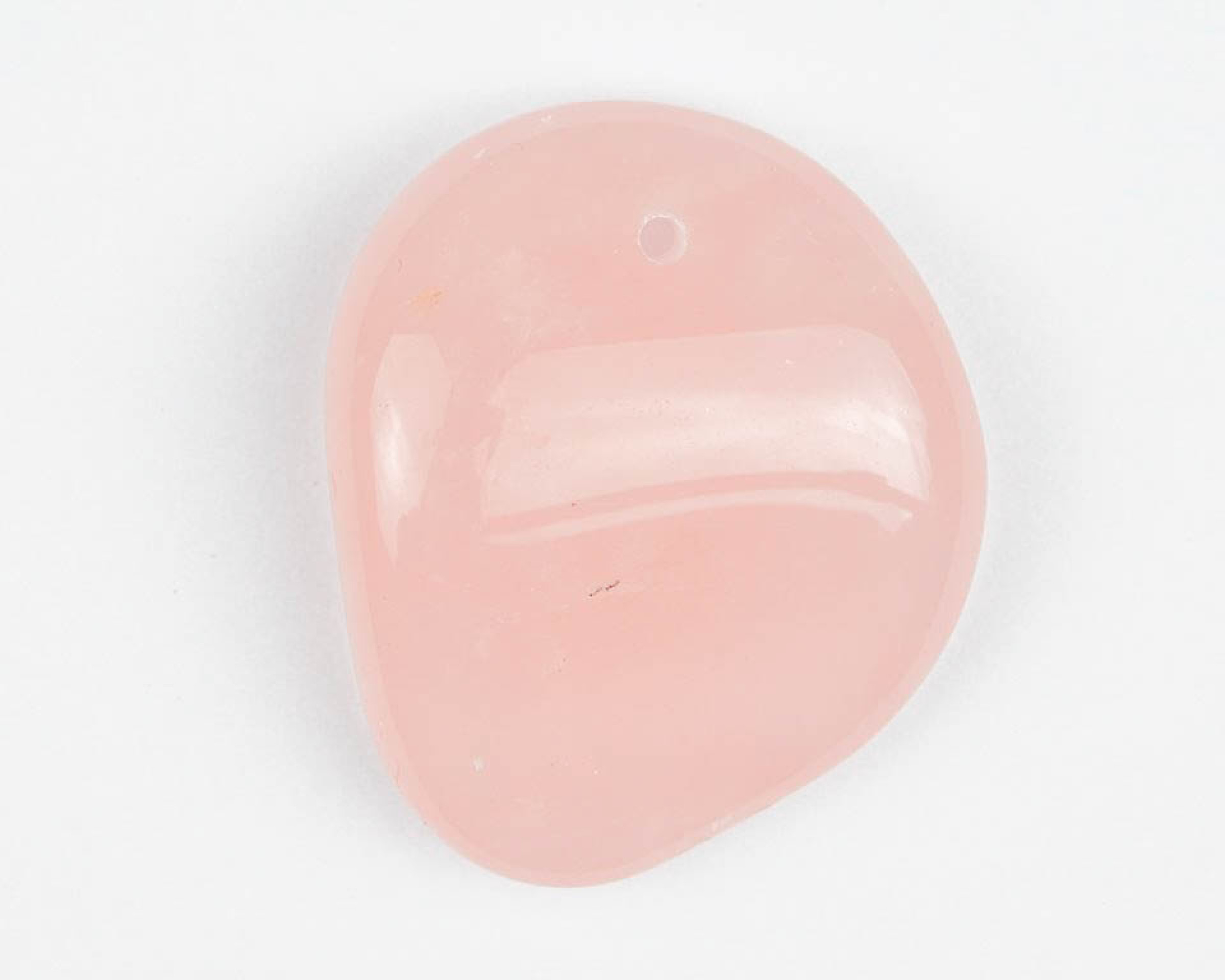 Kwarc różowy Zambia wiercony 2mm