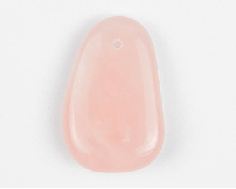 Kwarc różowy Zambia wiercony 2mm