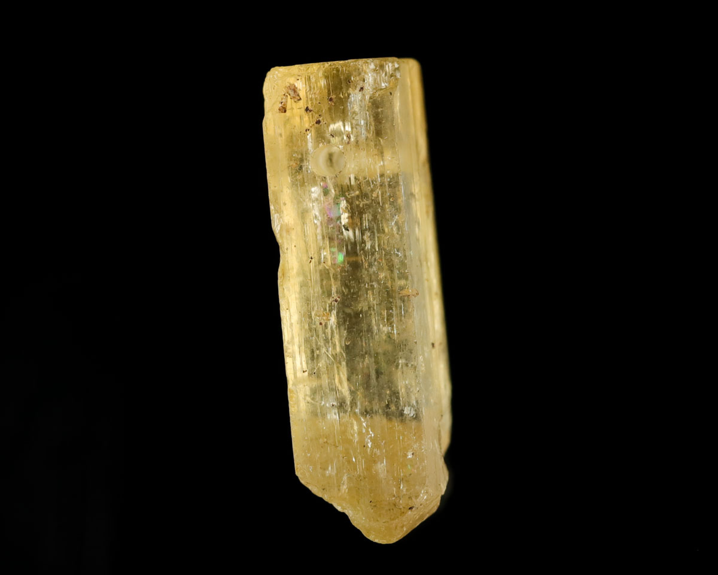 Topaz złoty wiercony