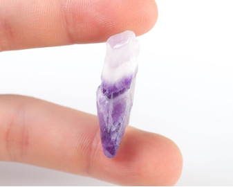 Ametyst Szewron wiercony 1,2mm 