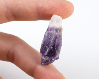 Ametyst Szewron wiercony 1,2mm 