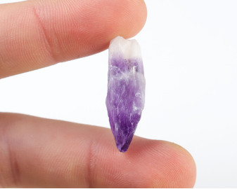 Ametyst Szewron wiercony 1,2mm 