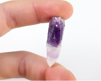 Ametyst Szewron wiercony 1,2mm 