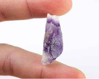 Ametyst Szewron wiercony 1,2mm 