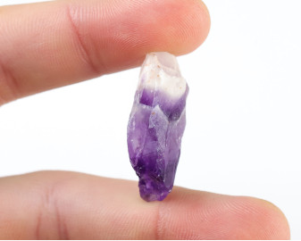 Ametyst Szewron wiercony 1,2mm 