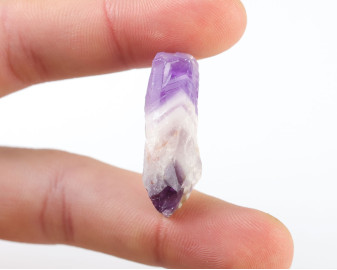 Ametyst Szewron wiercony 1,2mm 