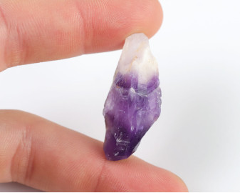 Ametyst Szewron wiercony 1,2mm 