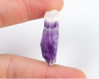 Ametyst Szewron wiercony 1,2mm 