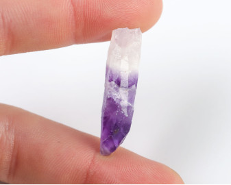 Ametyst Szewron wiercony 1,2mm 