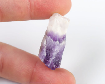 Ametyst Szewron wiercony 1,2mm 