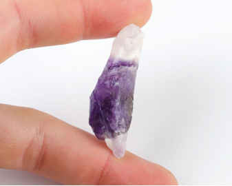 Ametyst Szewron wiercony 1,2mm 