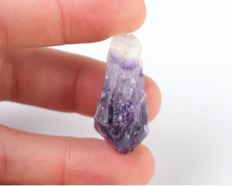 Ametyst Szewron wiercony 2mm 