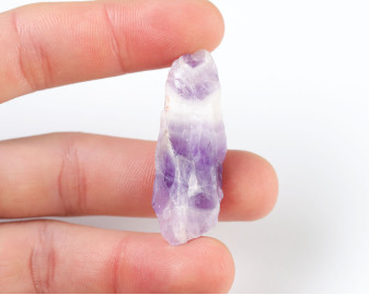 Ametyst Szewron wiercony 2mm 