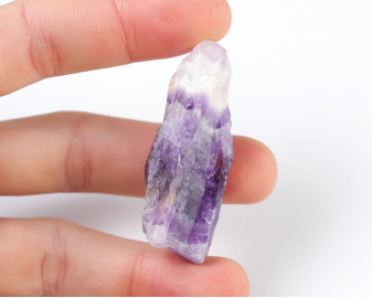 Ametyst Szewron wiercony 2mm 