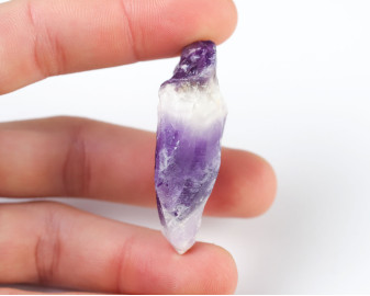 Ametyst Szewron wiercony 2mm 