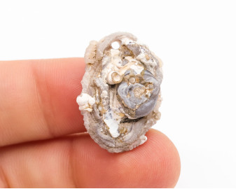 Chalcedonowa Rozeta wiercona 2mm 