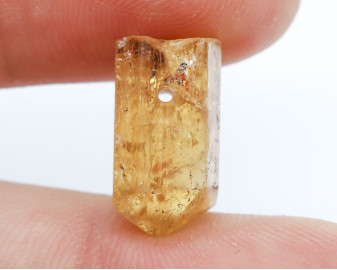 Topaz złoty wiercony