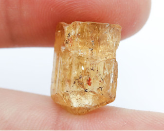 Topaz złoty wiercony