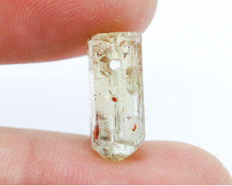 Topaz złoty wiercony