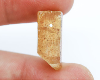 Topaz złoty wiercony
